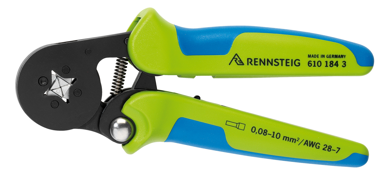 RENNSTEIG 6101843歐式端子壓著鉗四角形
