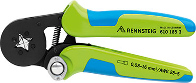 RENNSTEIG 6101853歐式端子壓著鉗四角形