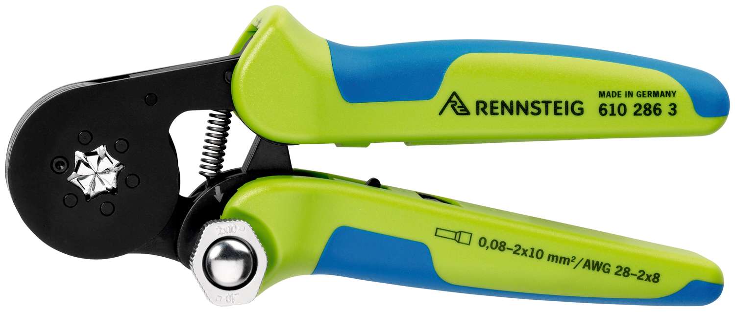 RENNSTEIG 6102863歐式端子壓著鉗六角形