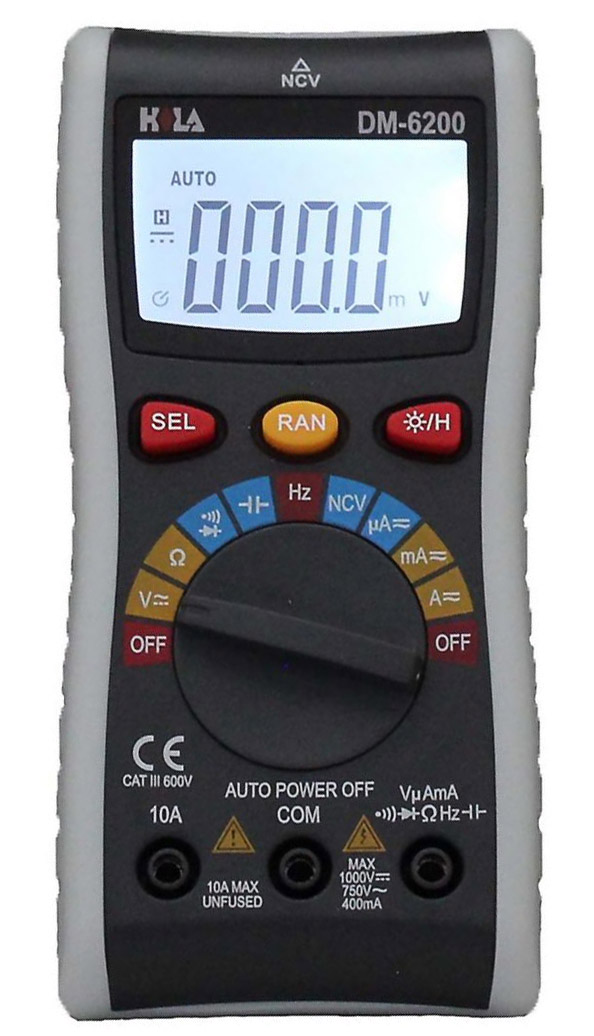 DM-6200數字三用電表