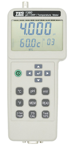 TES-1380K酸鹼/氧化還原/溫度計