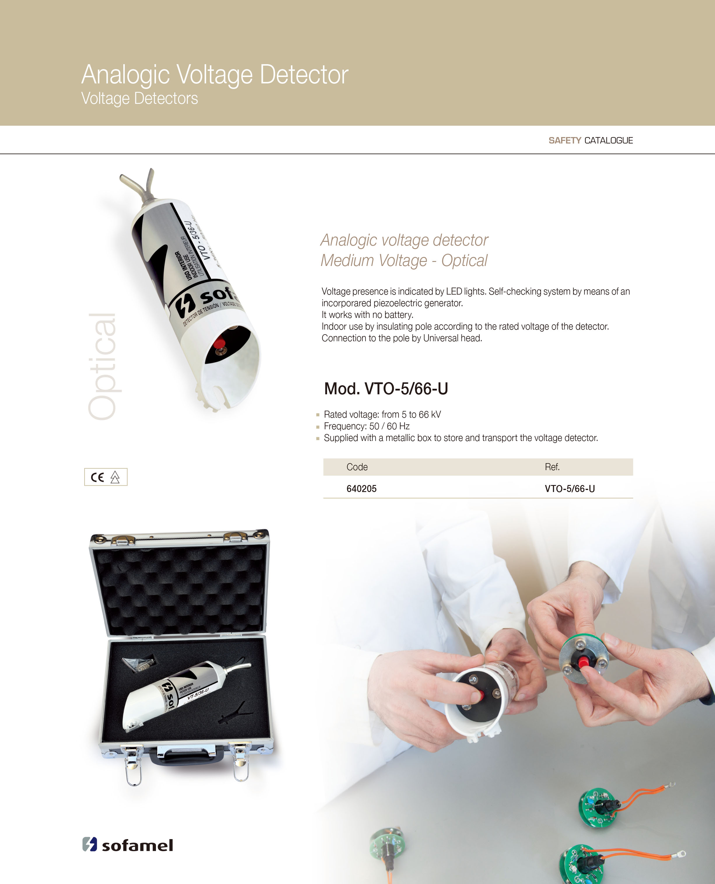SOFAMEL 640205特高壓檢電器